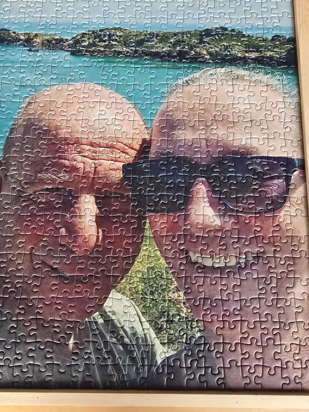 Finished personalised wooden puzzle sent in by a customer, photo 5