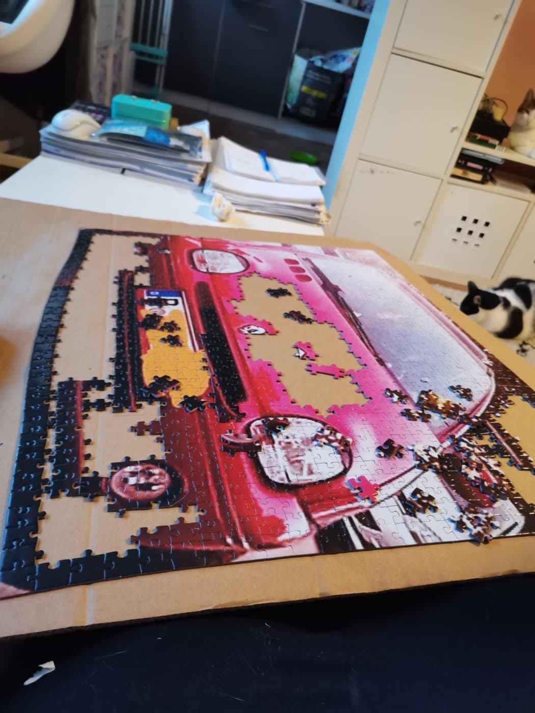 Personalised wooden puzzle photographed by Andy, who ordered it