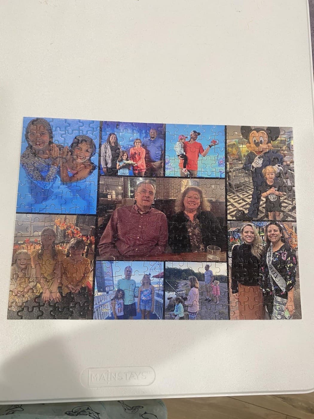 Personalised wooden puzzle photographed by diana l glotfelty, who ordered it