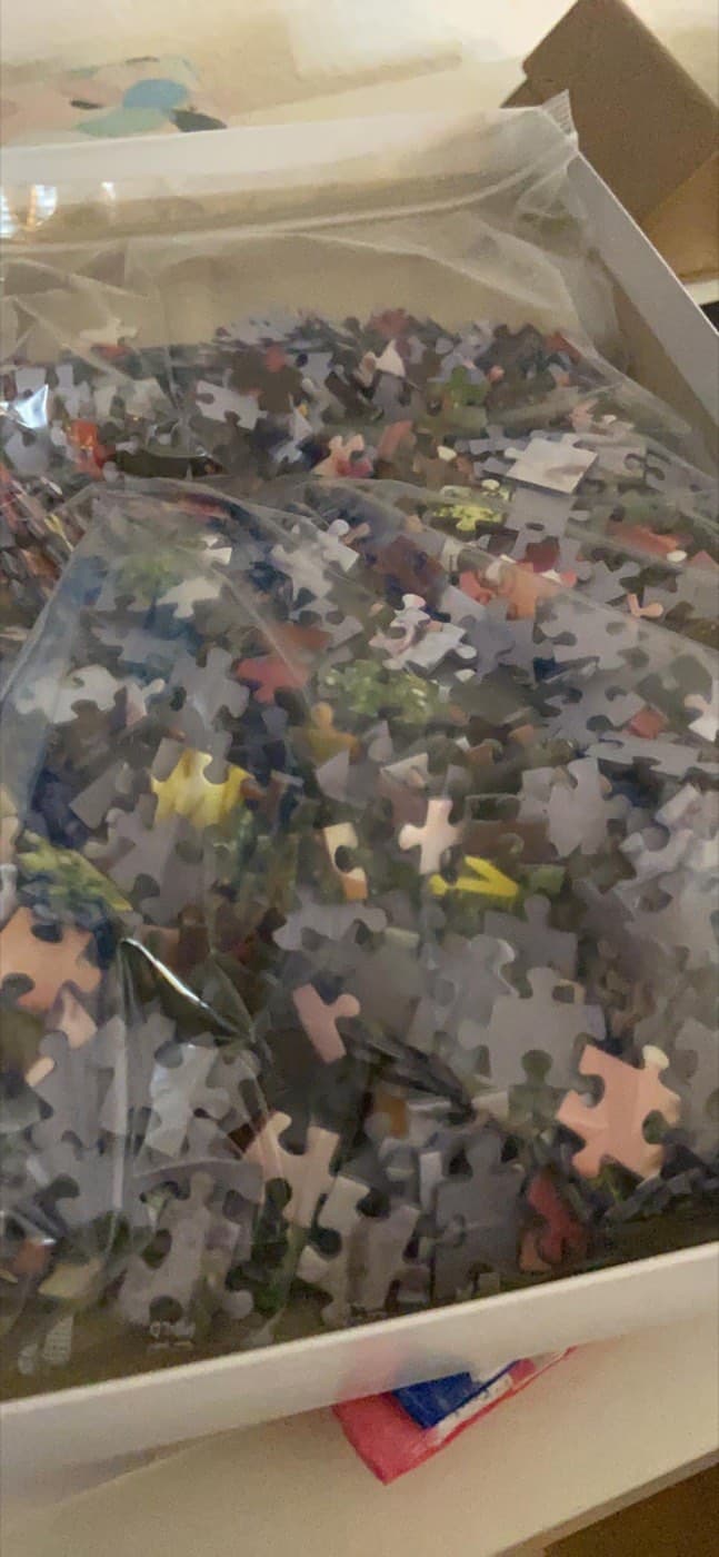 Personalised wooden puzzle photographed by Giuseppina DAmore, who ordered it